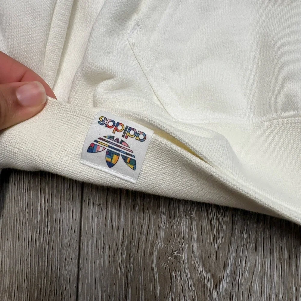 Adidas Pride Flag pull over Trefoil Hoodie size S men’s - Picture 4 of 14